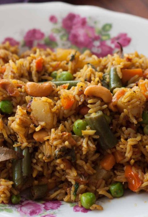 Spicy Vegetable Rice Recipe