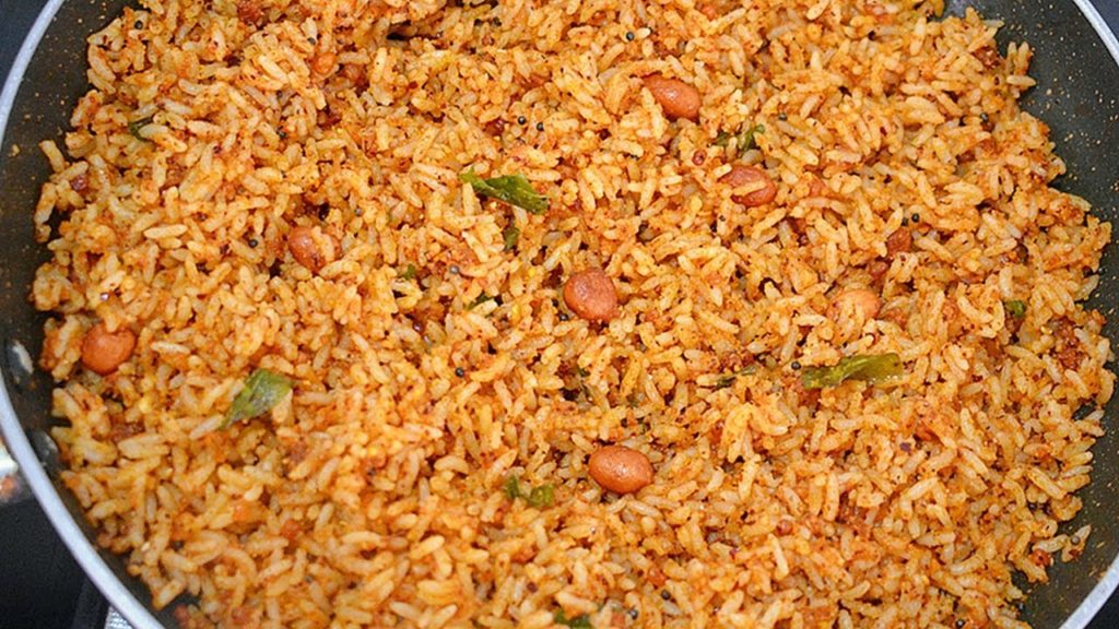 Groundnut Masala Rice Recipe