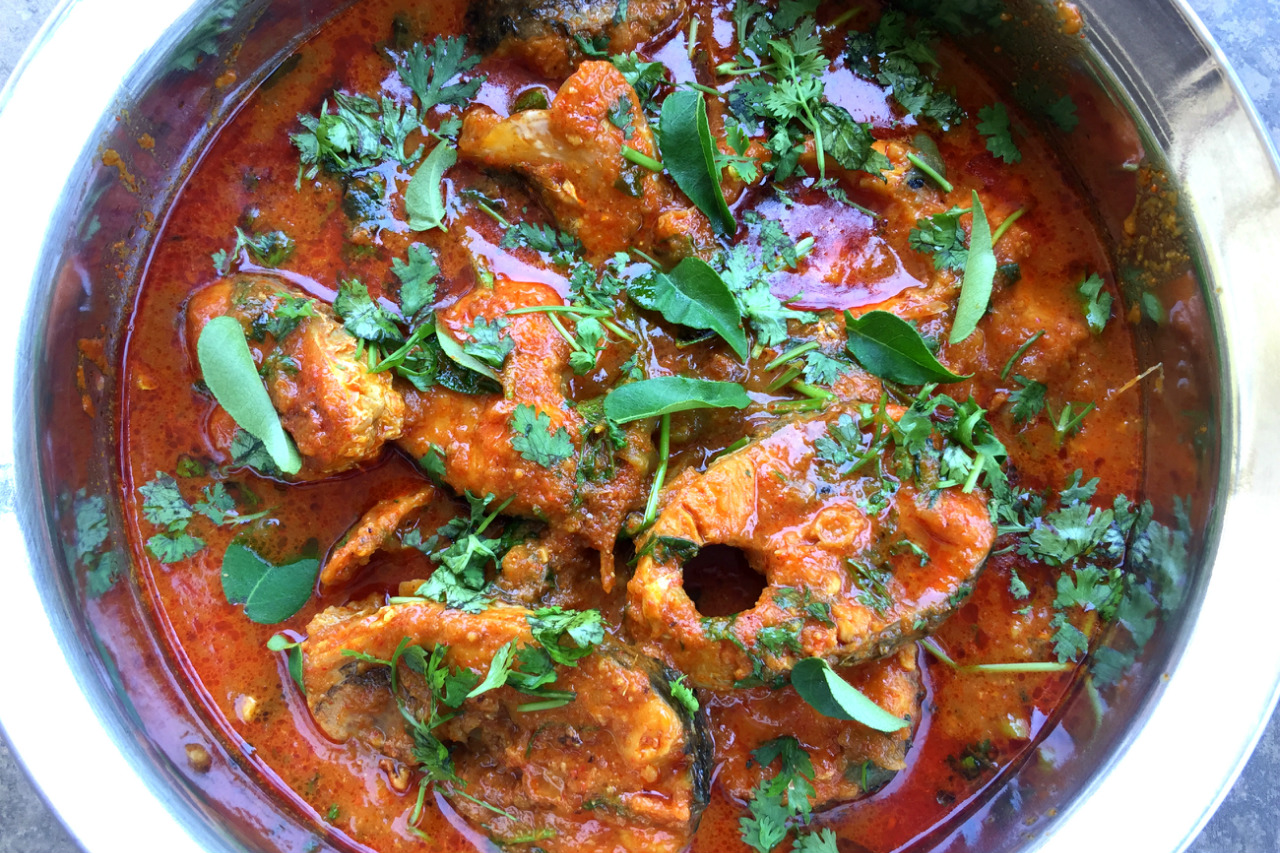 Andhra Fish Curry Recipe
