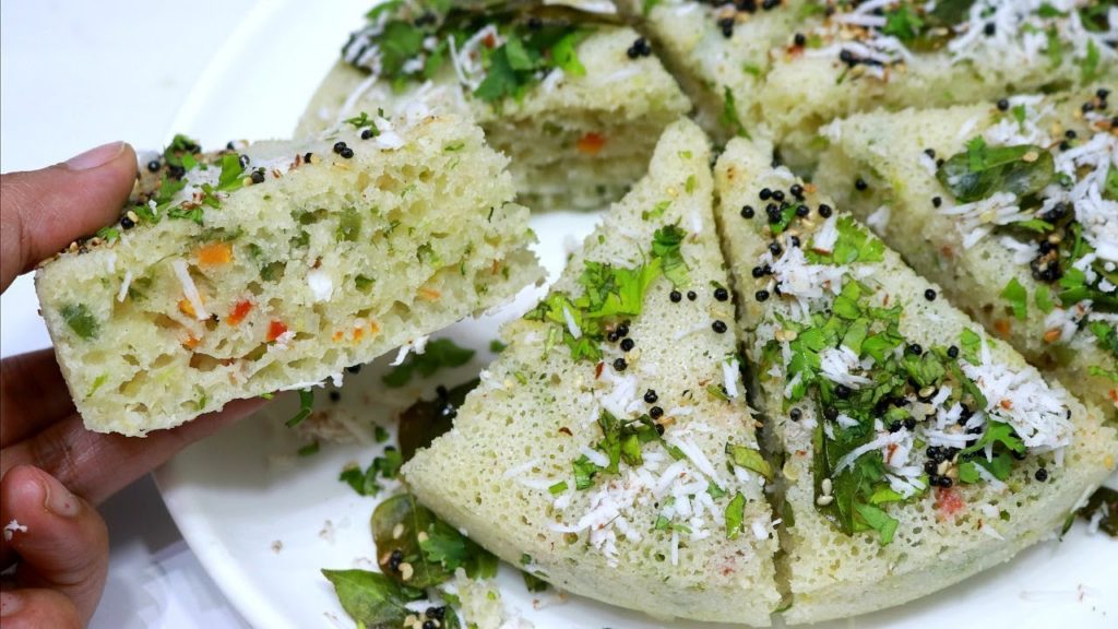 Onion Rava Dhokla Recipe
