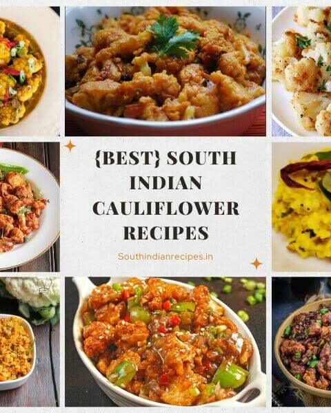 South Indian Cauliflower Recipes