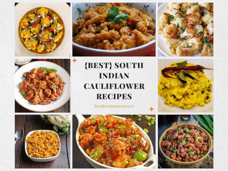 South Indian Cauliflower Recipes