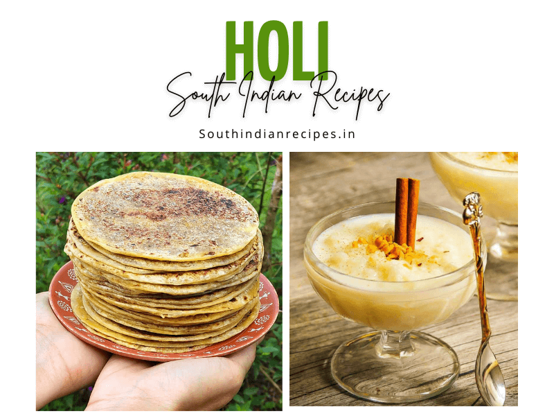 Holi South Indian Recipies