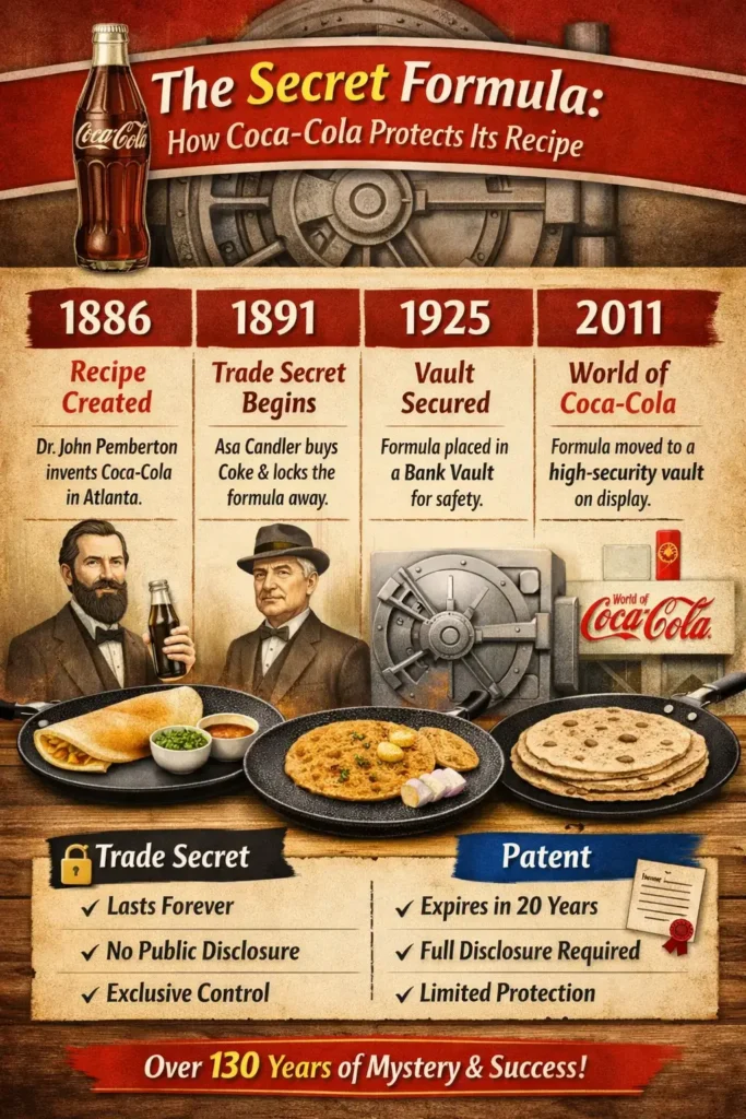 Coca-Cola’s trade secret strategy vs patent protection