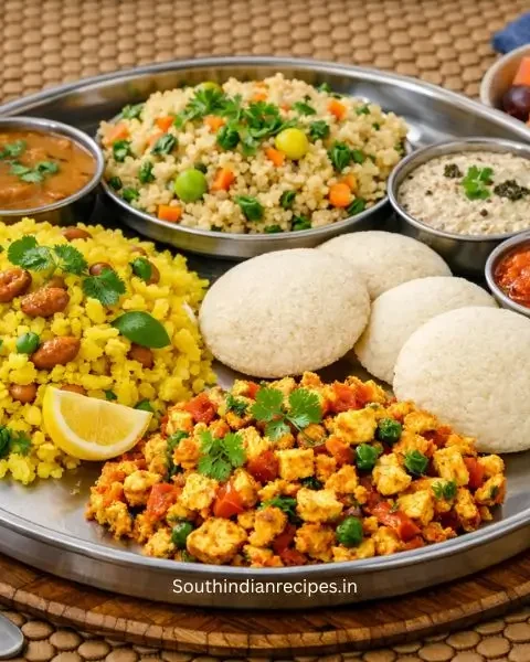 10 Minutes Indian Breakfast Recipes
