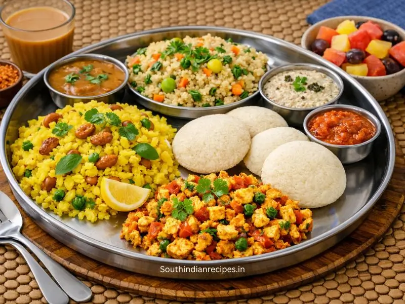 10 Minutes Indian Breakfast Recipes