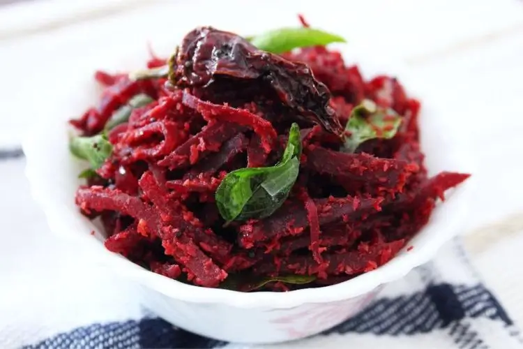 Beetroot Palya (Karnataka Style)