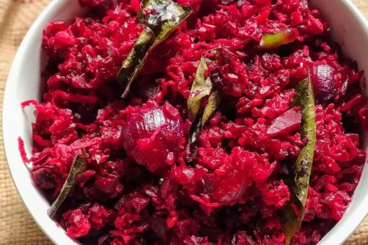 Beetroot Poriyal (Tamil Nadu Style)