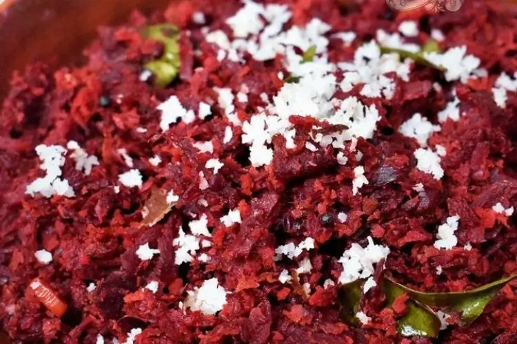 Beetroot Thoran (Kerala Style)