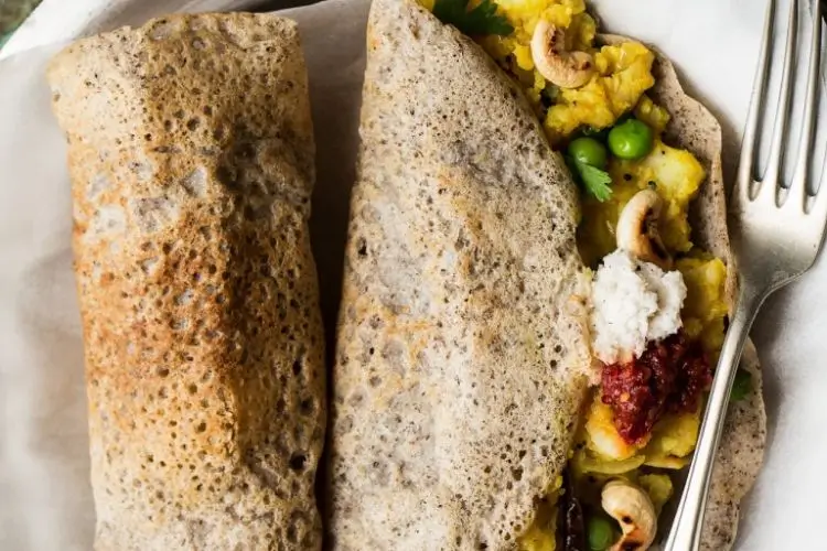 Vegetable Dosa Wraps